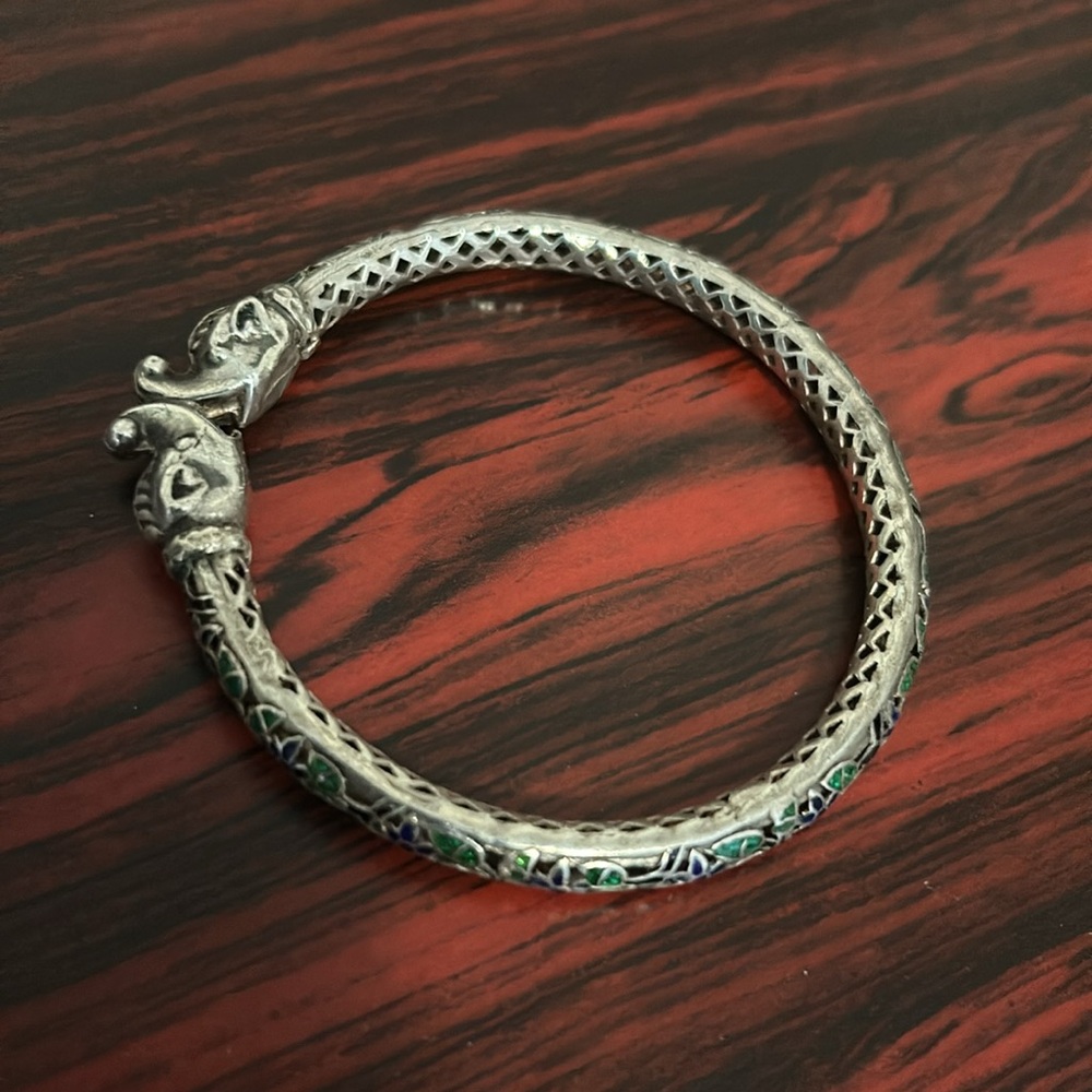 Vintage Meenakari Bangle - Picture 3 of 8